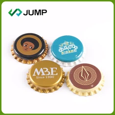 Tištěná kovová korunovační čepice pro láhev piva